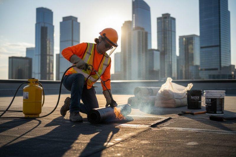 Common Signs You Need Tar Roof Torchdown Repair