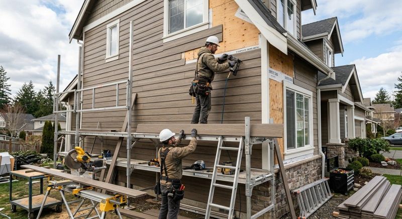 Polymer Siding Installation in Boston, MA